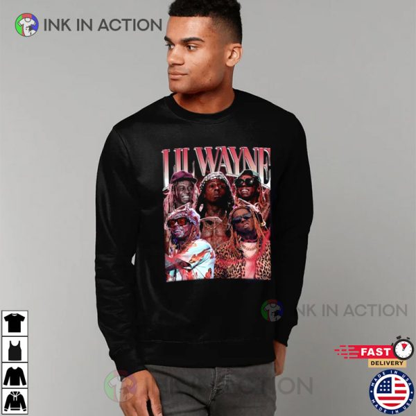 Lil Wayne Vintage Shirt, Hip Hop RnB Rap Lil Wayne Concert 2023 Shirt
