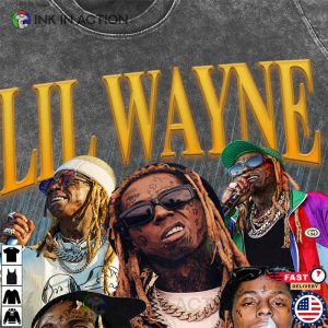 Lil Wayne Vintage Shirt Retro 90s Rap T Shirt 2