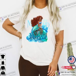 Little Mermaid Black Girl Magic T shirt 4 Ink In Action
