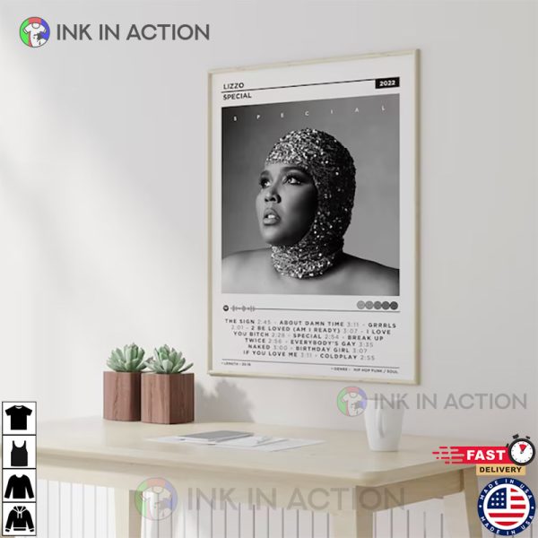 Lizzo Special Album Poster Wall Art Print