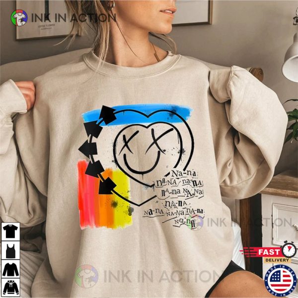 Love Smile Blink Music 182 Vintage Smile Shirt