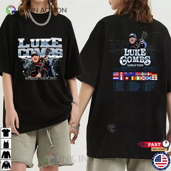 Luke Combs 2023 World Tour, Country Music Shirt