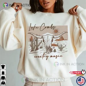 Luke Combs Country Music Luke Combs 2023 Tour Shirt 2 Ink In Action