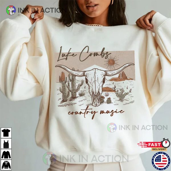 Luke Combs Country Music, Luke Combs 2023 Tour Shirt