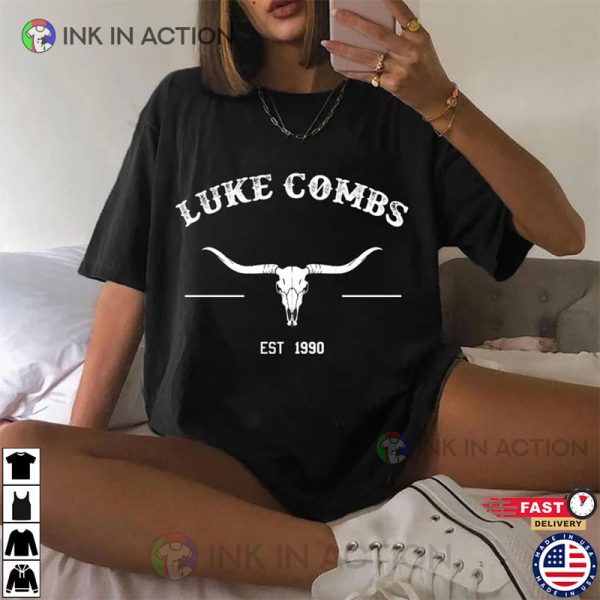 Luke Combs EST 1990 T-Shirt, Luke Combs Tour 2023