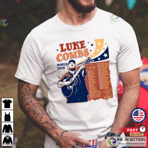 Luke Combs World Tour 2023 Shirt Luke Combs Tour Dates 1 Ink In Action