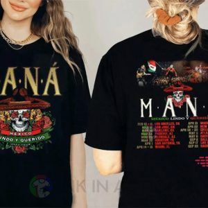 Mana Tour 2023, Mana Concert, México Lindo Y Querido Tour 2023 T-shirt