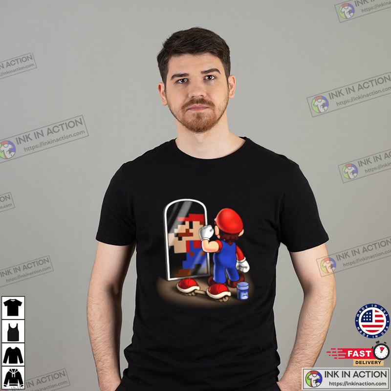 Mario Gym Mario Bros Pixel Retro Shirt - Print your thoughts. Tell your  stories.