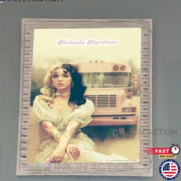 Melanie Martinez Pink School Bus Crybaby Detention K-12 Album Music Poster