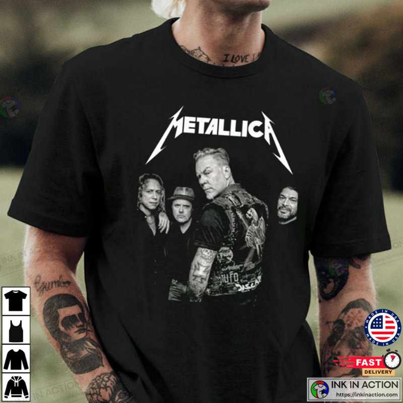 Metallica Rock Band T-shirt - Print your Tell your stories.
