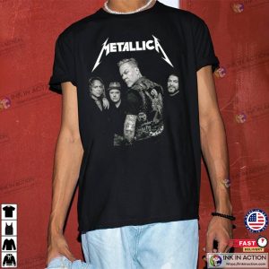 Metallica Rock Band T shirt 3 Ink In Action