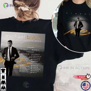 Michael Buble Higher Tour Europe 2023 T Shirt 3