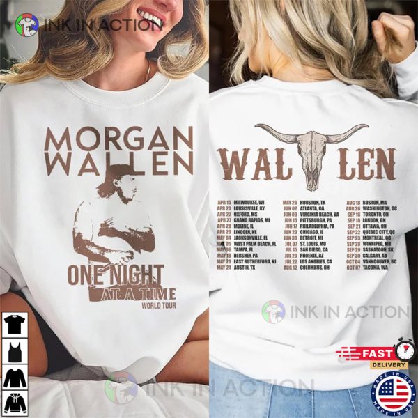 Morgan Wallen One Night At A Time World Tour Shirt, Morgan Wallen World Tour 2023