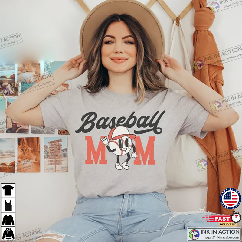 Mother's Day Gift Baseball Mom Shirt