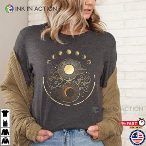 Mystic Moon And Sun, Celestial Moon Shirt