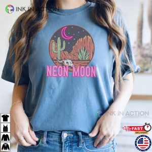 Neon Moon Vintage Music Country shirt 2 Ink In Action