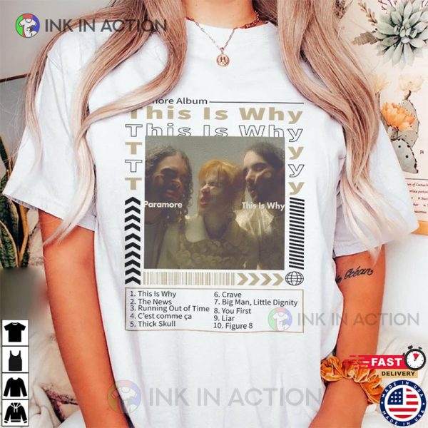 Paramore This Is Why Tracklist Vintage Shirt