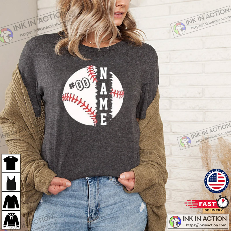Custom Baseball Shirts, Personalized Baseball Tee - Ink In Action
