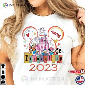 Personalized Disney Trip 2023 Shirt, Disneyland Family Vacation Gift