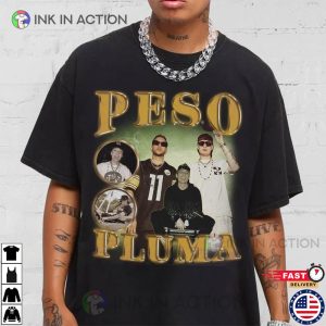 Peso Pluma Mexico Tour 2023 Shirt Peso Pluma Concerts Fan 2 Ink In Action