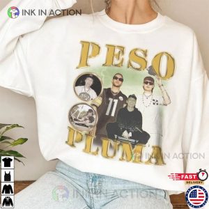 Peso Pluma Mexico Tour 2023 Shirt Peso Pluma Concerts Fan 3 Ink In Action