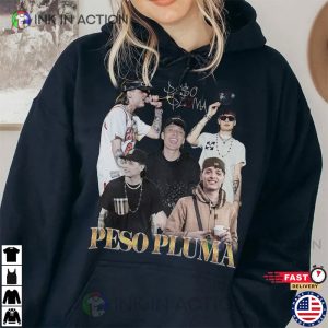 Peso Pluma Music Shirt Peso Pluma Merch 1 Ink In Action