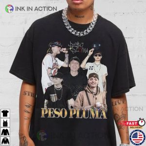 Peso Pluma Music Shirt Peso Pluma Merch 3 Ink In Action