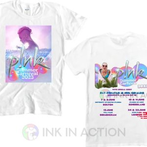 P!nk Pink Singer Summer Carnival 2023 Festi Tour T-shirt, Pink Tour 2023