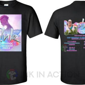 P!nk Pink Singer Summer Carnival 2023 Festi Tour T-shirt, Pink Tour 2023
