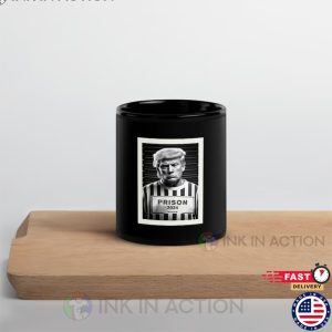 Prison Mug shot Donald Trump 2024 Mug 2 Ink In Action