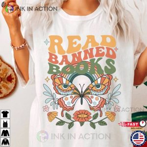 Read Banned Books T shirt 6 Ink In Action