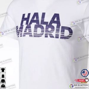 Real Madrid Graphic soccer t shirt 4 Ink In Action