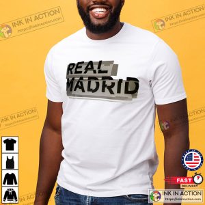 Real Madrid Shattered Graphic T Shirt 2 Ink In Action