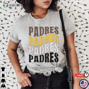 Retro Padres Baseball T Shirt 1 Ink In Action