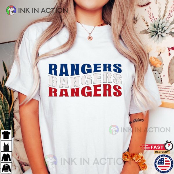 Retro Rangers Baseball T-Shirt