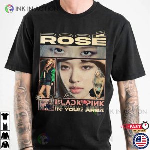 Rosé Vintage 90’s Graphic Tee, Kpop Concert