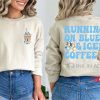 Running on Blue And Iced Coffee Shirt, Bluey And Bingo