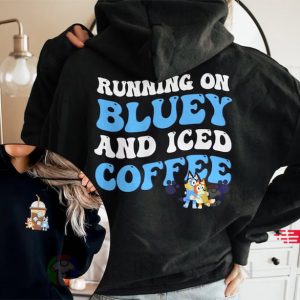 Running on Bluey Iced Coffee With Matching Pocket Shirt 2 Ink In Action