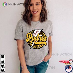 San Diego Leopard Baseball Shirt, San Diego Baseball Clothing