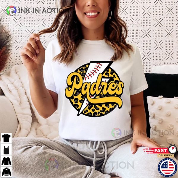 San Diego Leopard Baseball Shirt, San Diego Baseball Clothing