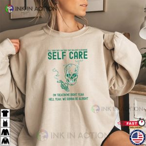 When's The Last Time You Took a Little Time for Yourself Hoodie Self Care Mac  Miller Shirt - Happy Place for Music Lovers