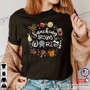 Snacking Around The World Disney Vacation Shirt 2 Ink In Action