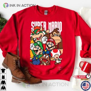 Stars of Super Mario Bros Nintendo Gaming Shirt