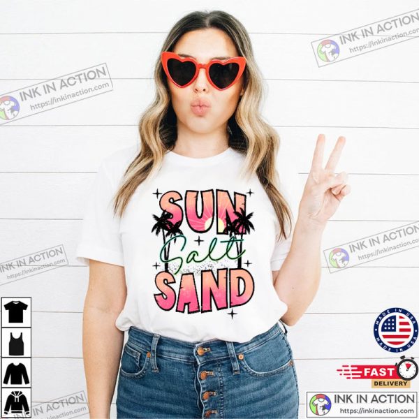 Sun Salt Sand Graphic Tee, Summer Vibes