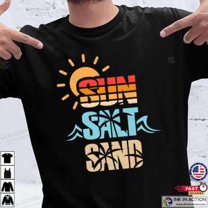 Sun Salt Sand Shirt, Funny Summer Vacation, Summer Sublimation Design