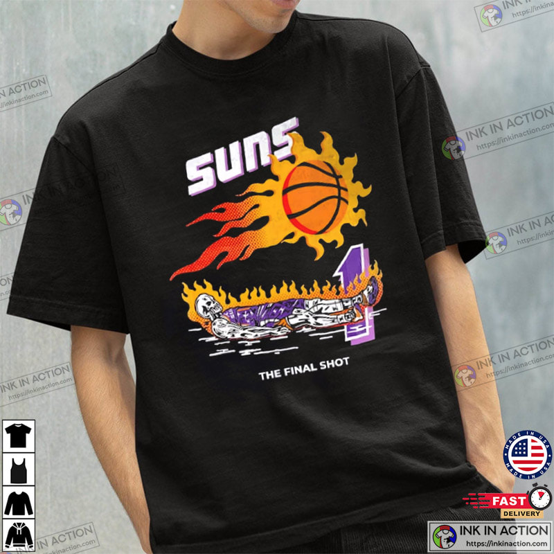 Warren Lotas Suns “ The Final Shot” Purple Skeleton Shirt NBA