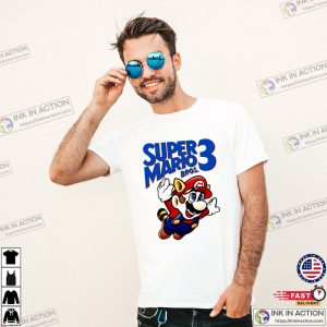 Super Mario Bros 3 Essential T Shirt 3 Ink In Action