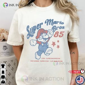 Super Mario Bros ’85 Vintage, Super Mario Family T-shirt