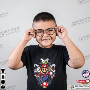 Super Mario Bros Nintendo World Graphic Shirt 2 Ink In Action 1