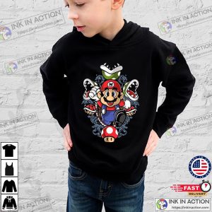 Super Mario Bros Nintendo World Graphic Shirt 4 Ink In Action